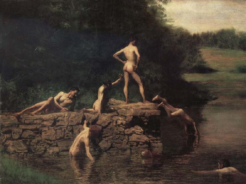 Thomas Eakins The Swiming Hole oil painting picture